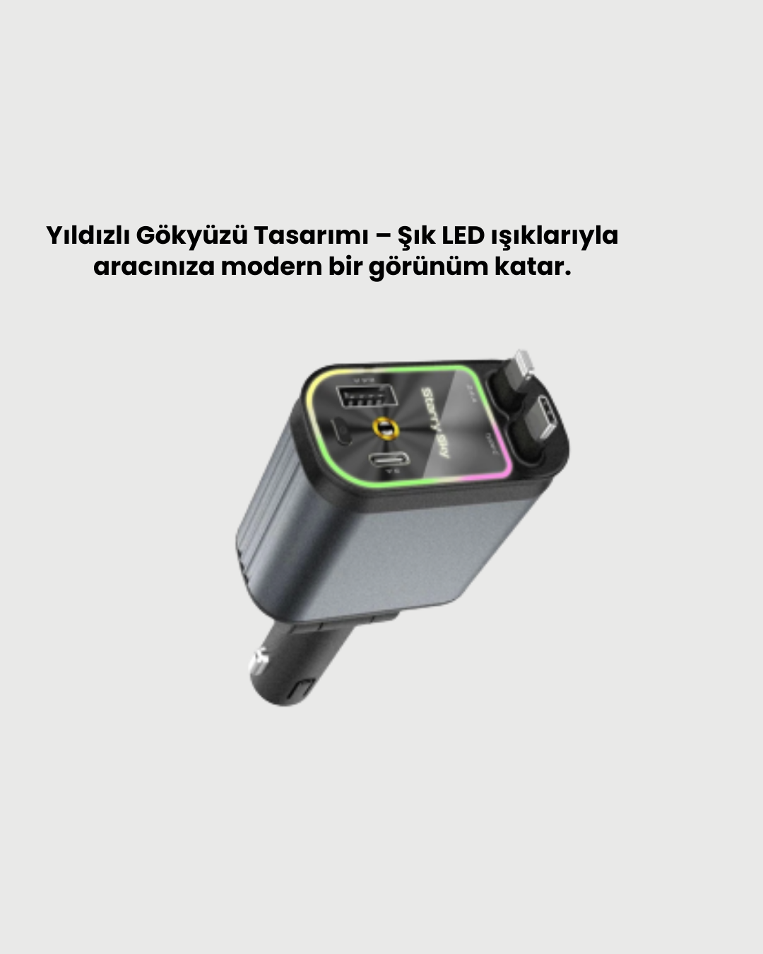 Toyota, Honda, Nissan, Hyundai Araçlar için Çoklu Port Araç Şarj Cihazı