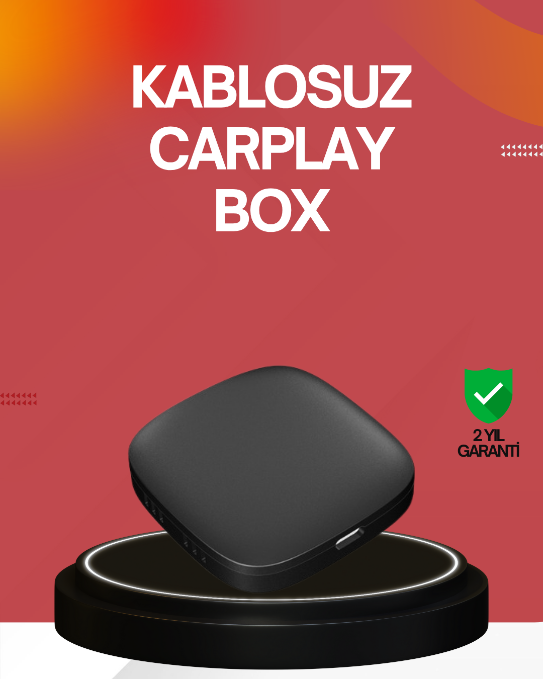 5.8GHz WiFi Destekli Kablosuz Android Auto Dönüştürücü