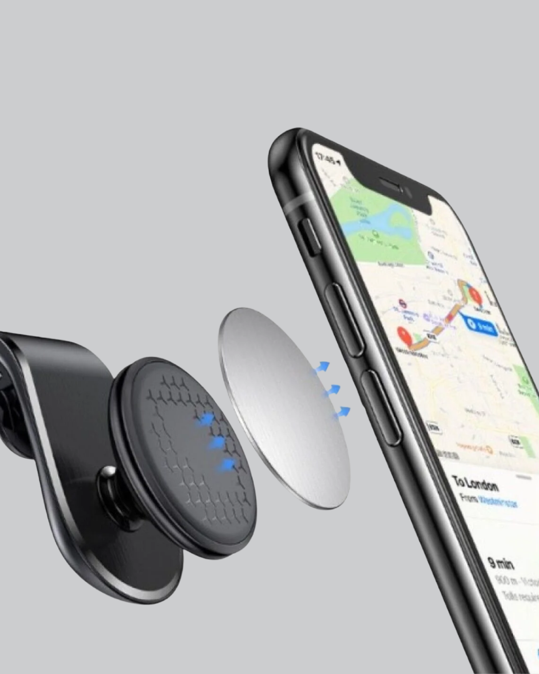 Güçlü Mıknatıslı Araç İçi Telefon Tutucu – Evrensel Uyum