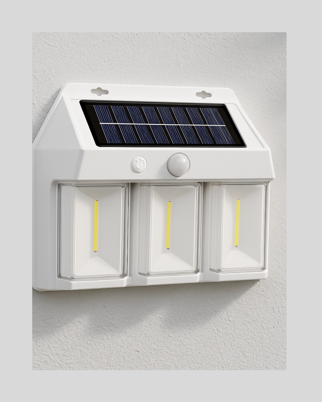Dış Mekan Solar Duvar Lambası – 120° Hareket Algılama, 3 Işık Modu