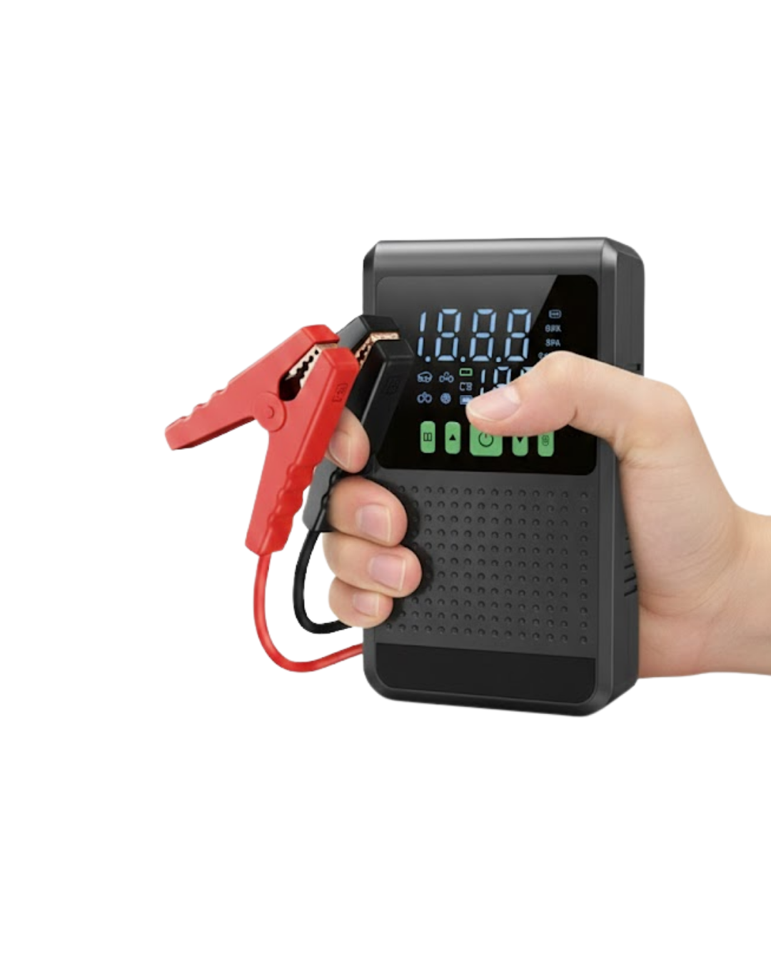 12.000 mAh Şarjlı Araç Akü Takviye ve Işıklı Hava Kompresörü