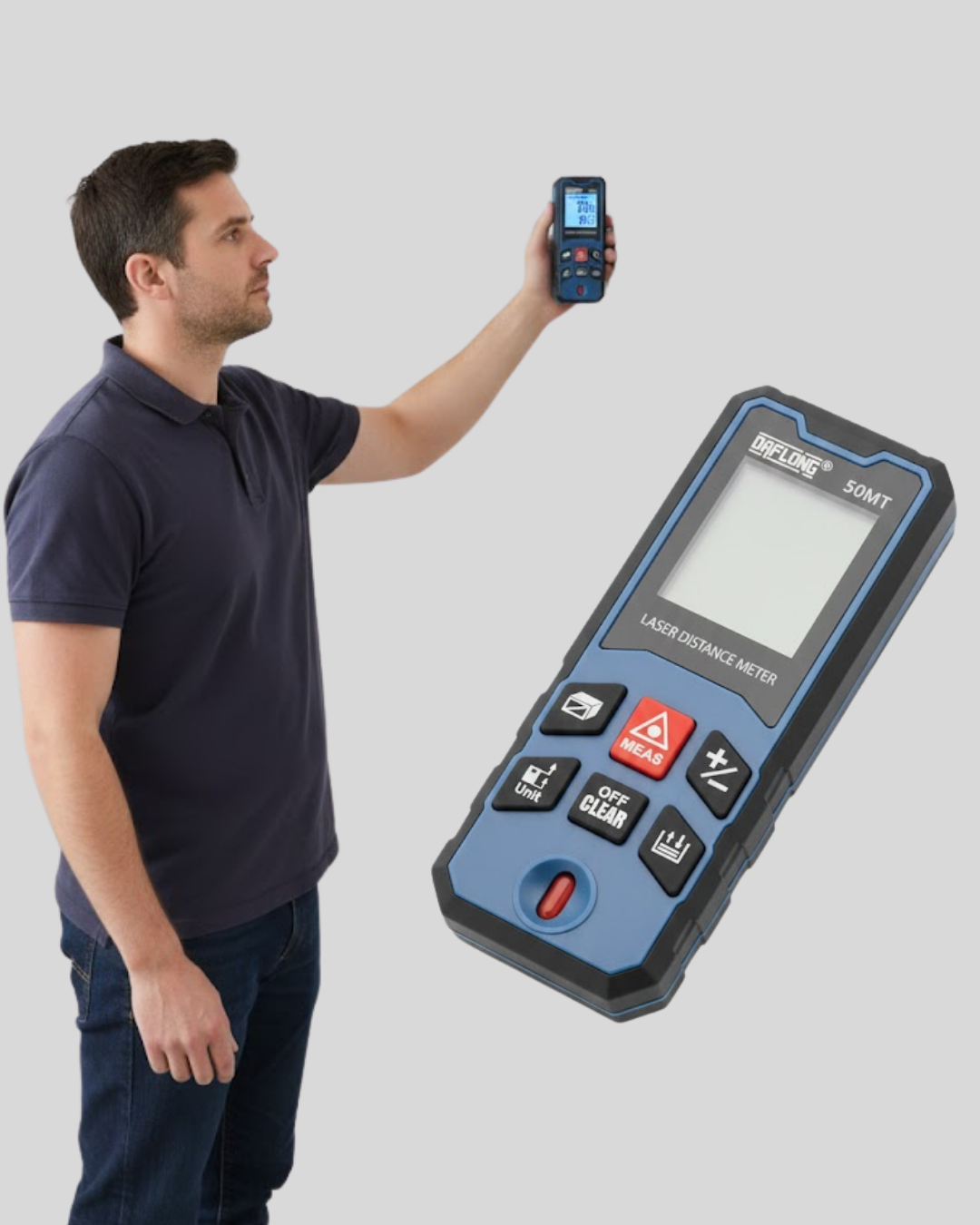 Lazer Metre 50 MT Hassas ve Hızlı Ölçüm Özellikli