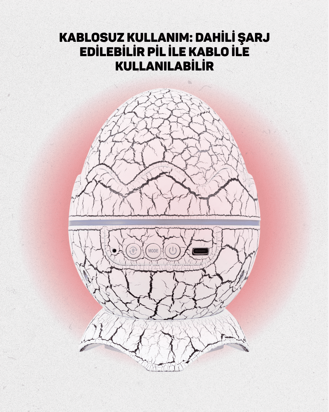 Ayarlanabilir Parlaklık ve Sis Efektli Atmosfer Lambası