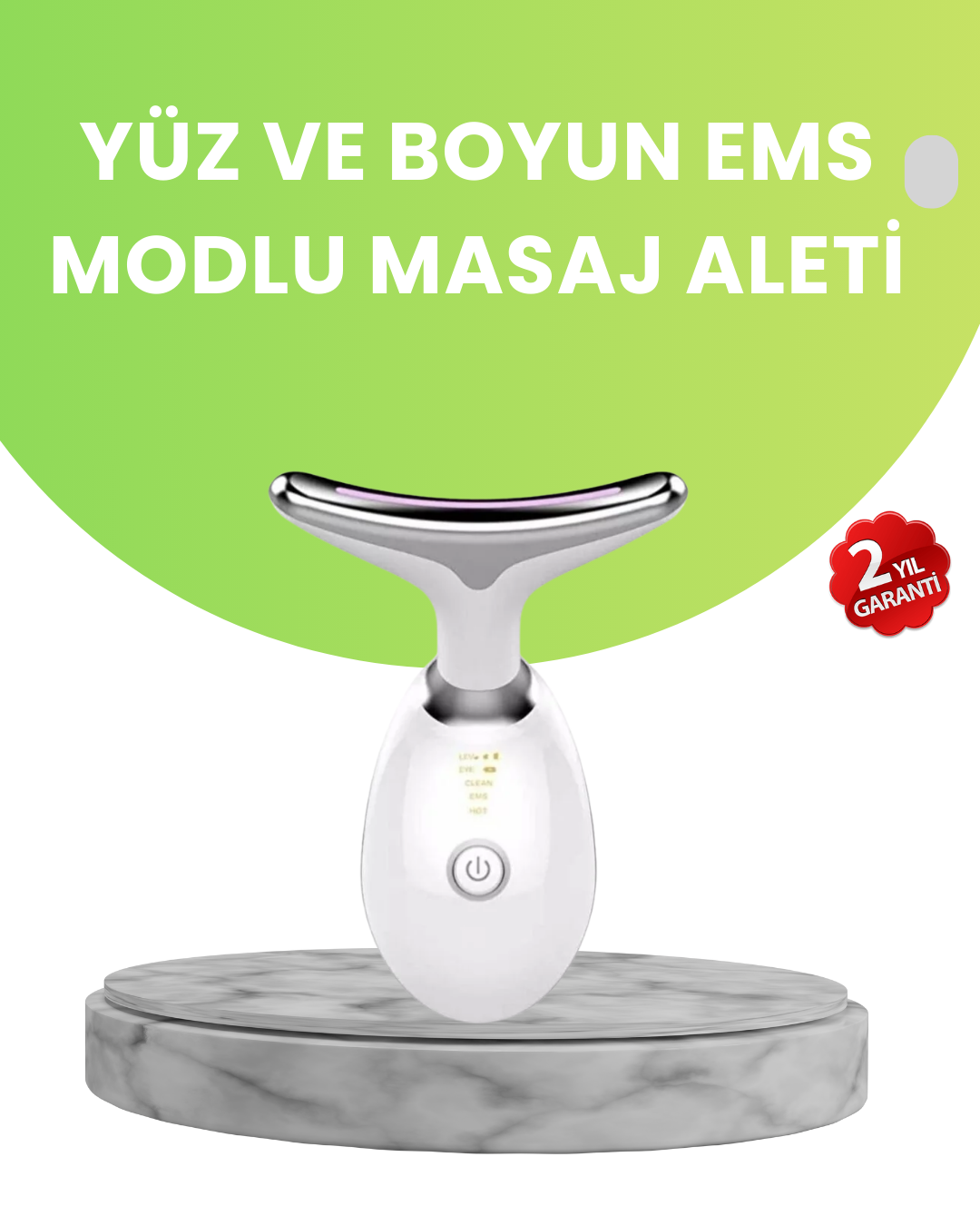 Kırışıklık Azaltıcı LED Işık Cilt Bakım Aleti 7 Renk