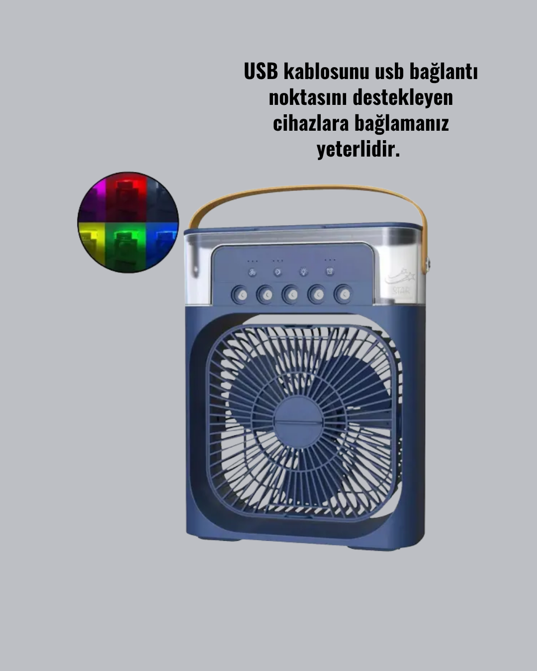 Tüm Gün Kullanıma Uygun Enerji Tasarruflu Fan