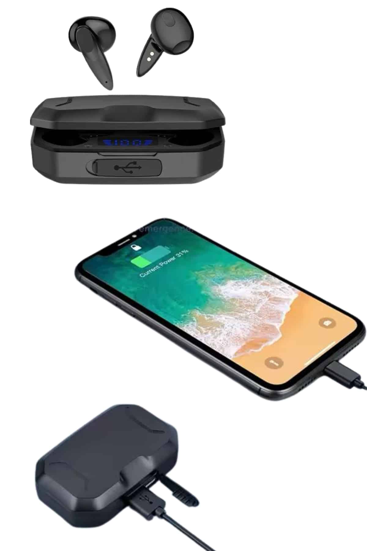 Çağrı Cevaplayabilen Akıllı Saat 5.2 Bluetooth Bağlantılı Gaming Kulaklık