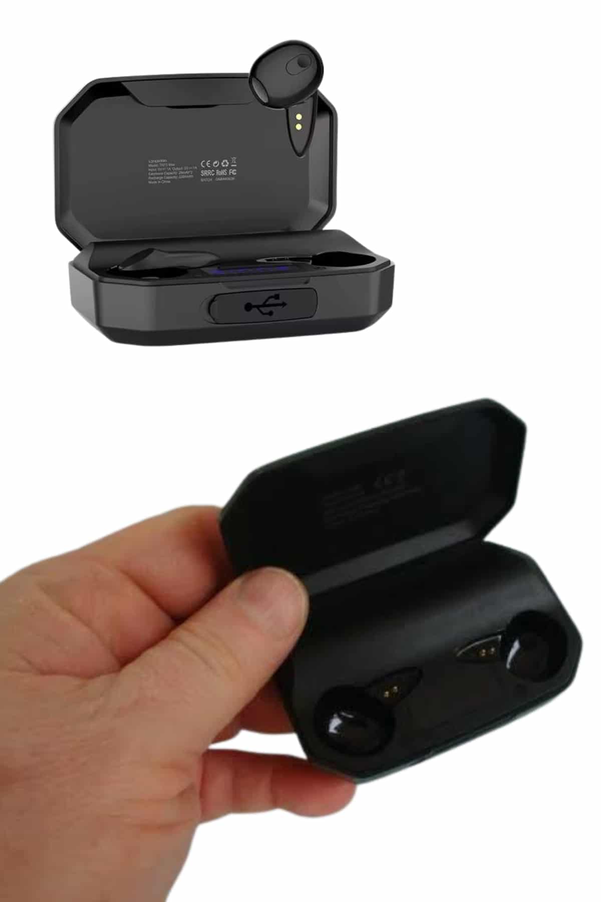 Gaming Kulaklık Bluetooth 5.2 Kablosuz Kulakiçi Rgb Işıklı Çift Mikrofonlu