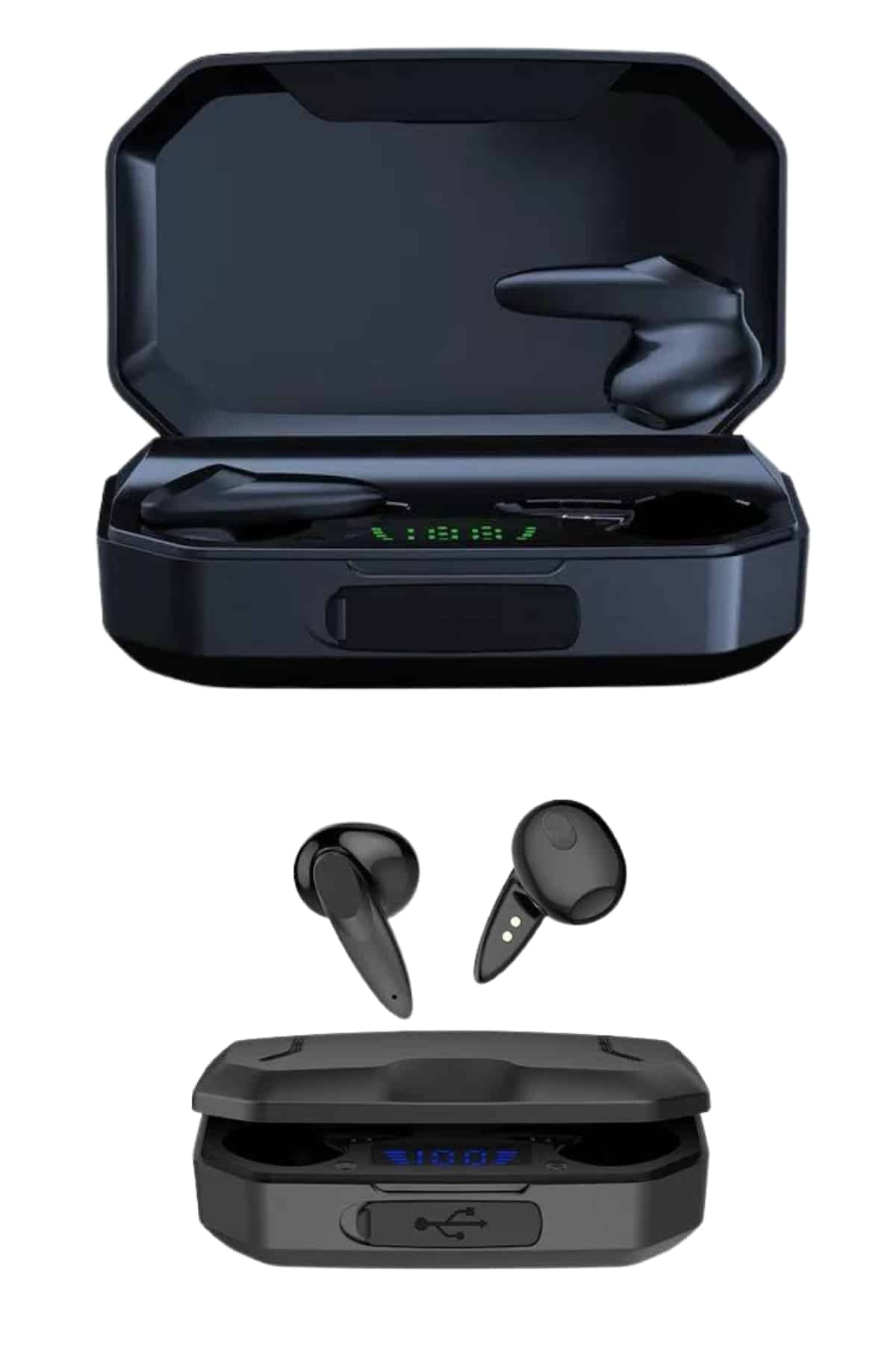 Kulak İçi Bluetooth Kulaklık Rgb Işıklı Çift Mikrofonlu iOS/Android Uyumlu BT 5.2