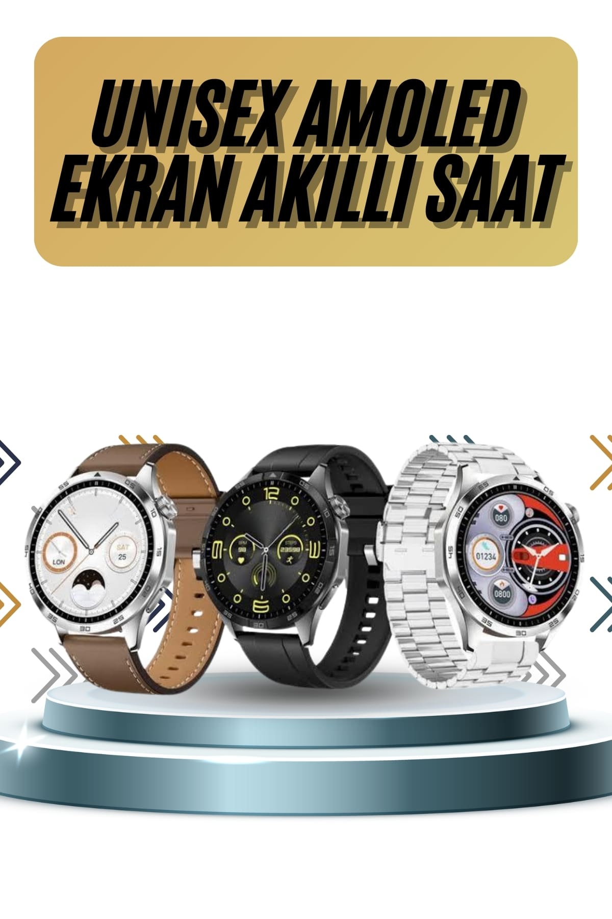 Akıllı Saat 5.0 Bluetooth Bağlantılı Sağlık ve Uyku Takibi Sosyal Medya Girişli