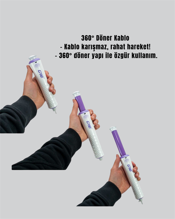 Hızlı Isınan, Kompakt ve Güvenli – Tüm Saç Tiplerine Uygun Kıvırma Cihazı