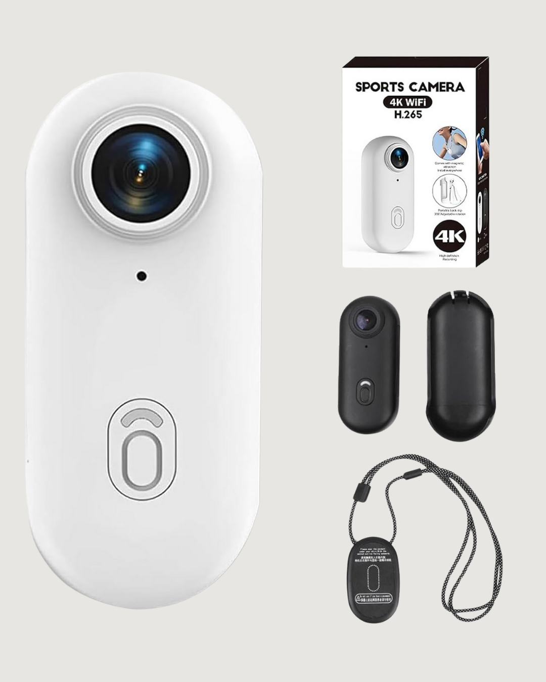 Şarj Edilebilir Uzun Ömürlü Mini Spor Kamera Full HD