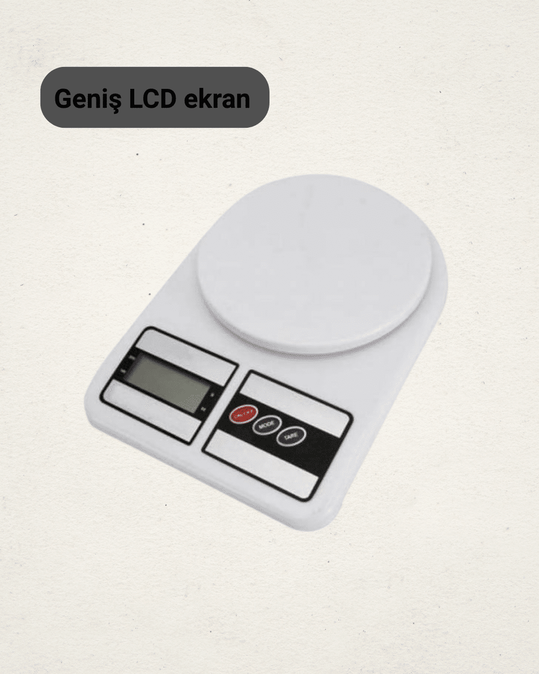 Pratik ve Şık Tasarımıyla Dijital Mutfak Tartısı