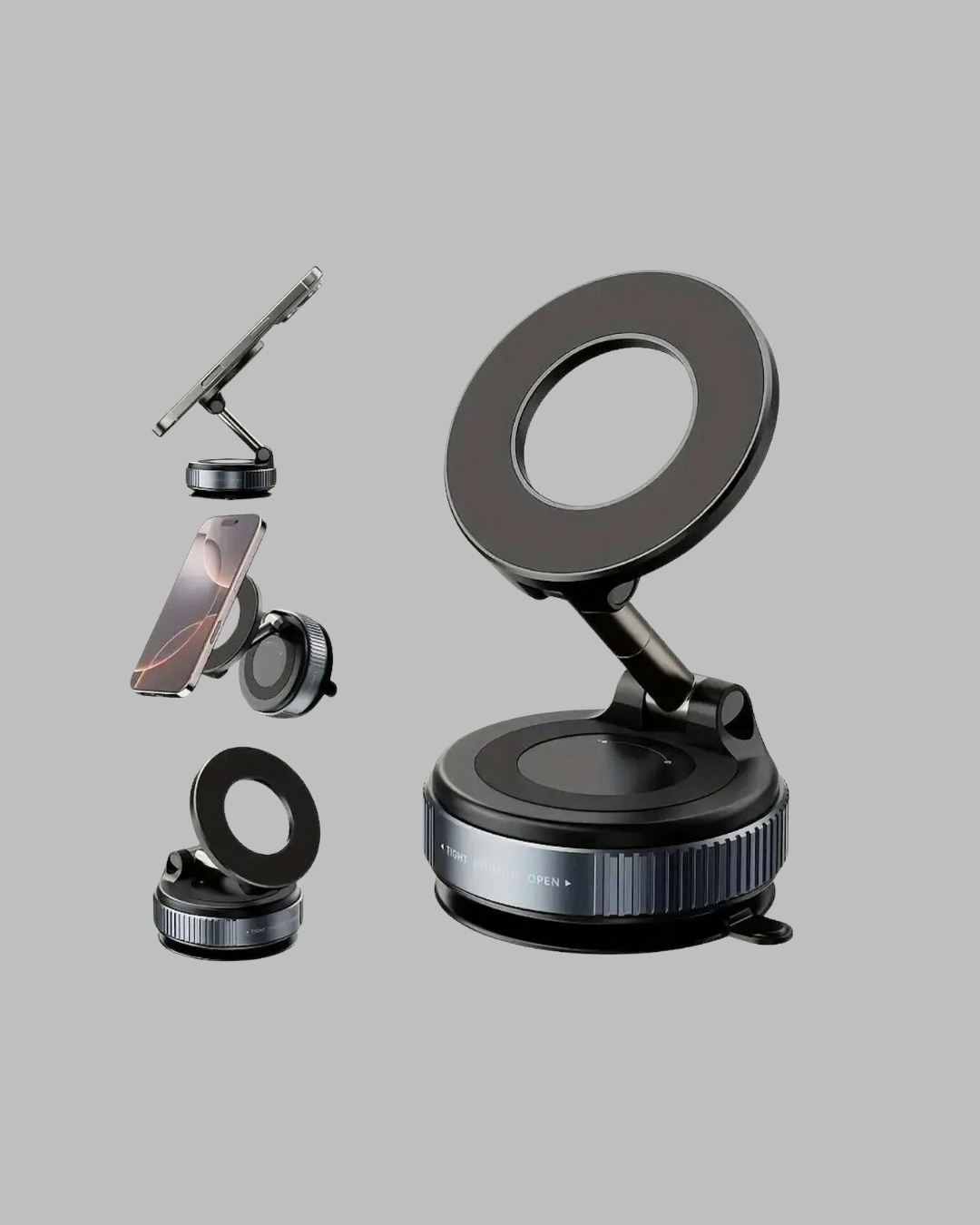 360 Derece Ayarlanabilir Manyetik Araç Telefon Standı