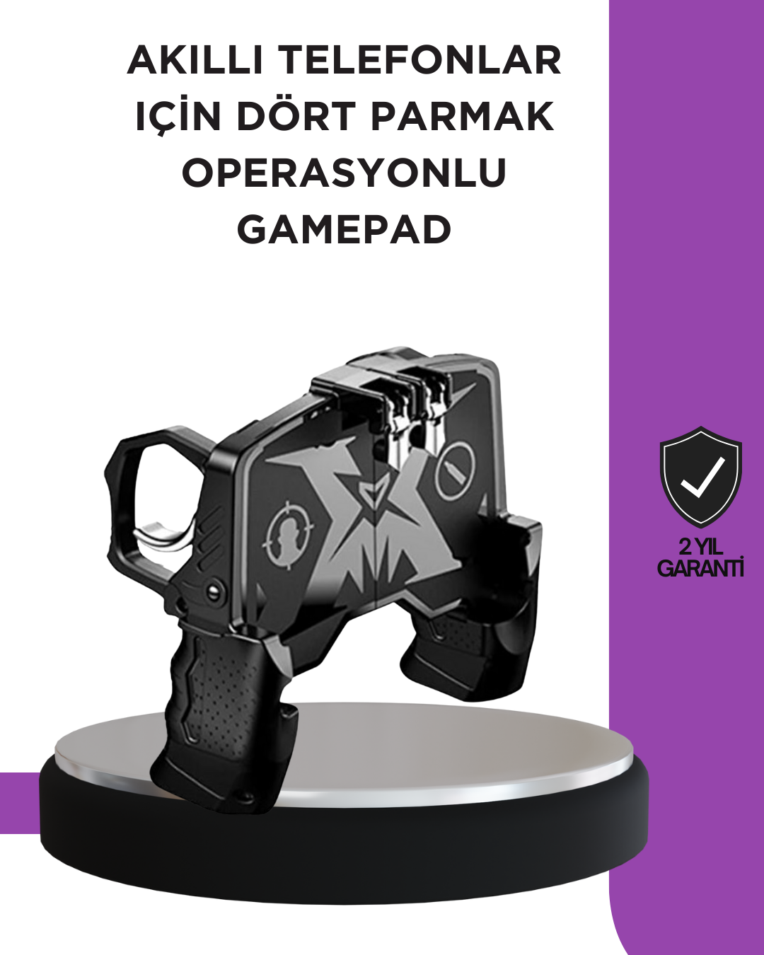Tetikli Mobil Gamepad Ergonomik Kavramalı Oyun Aparatı
