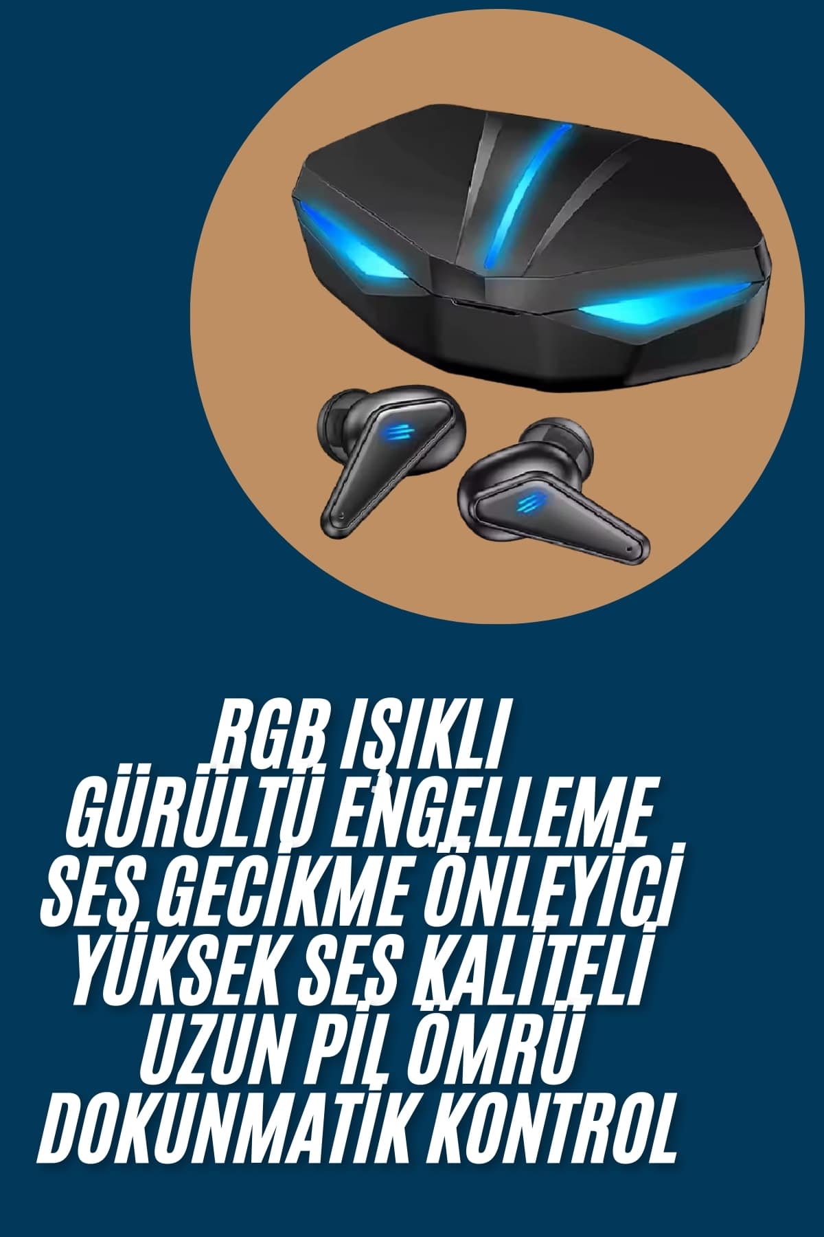 Wireless Gaming Kulaklık Mikrofonlu Bluetooth Oyuncu Kulaklığı