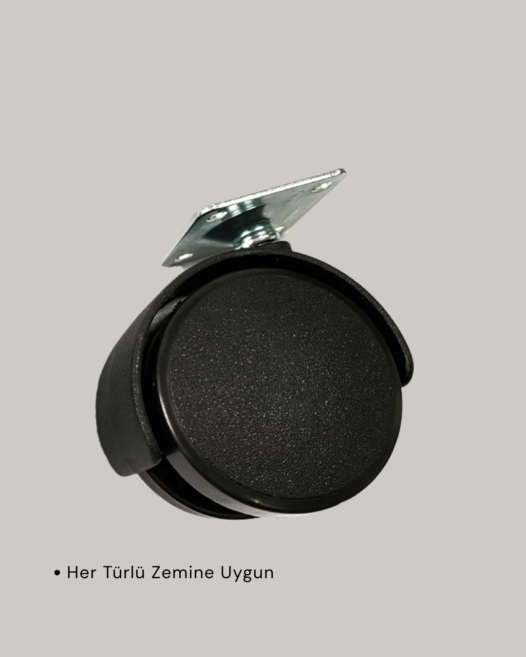 4 cm Kilitsiz Tekerlek Ayak Seti Zemin Koruyucu
