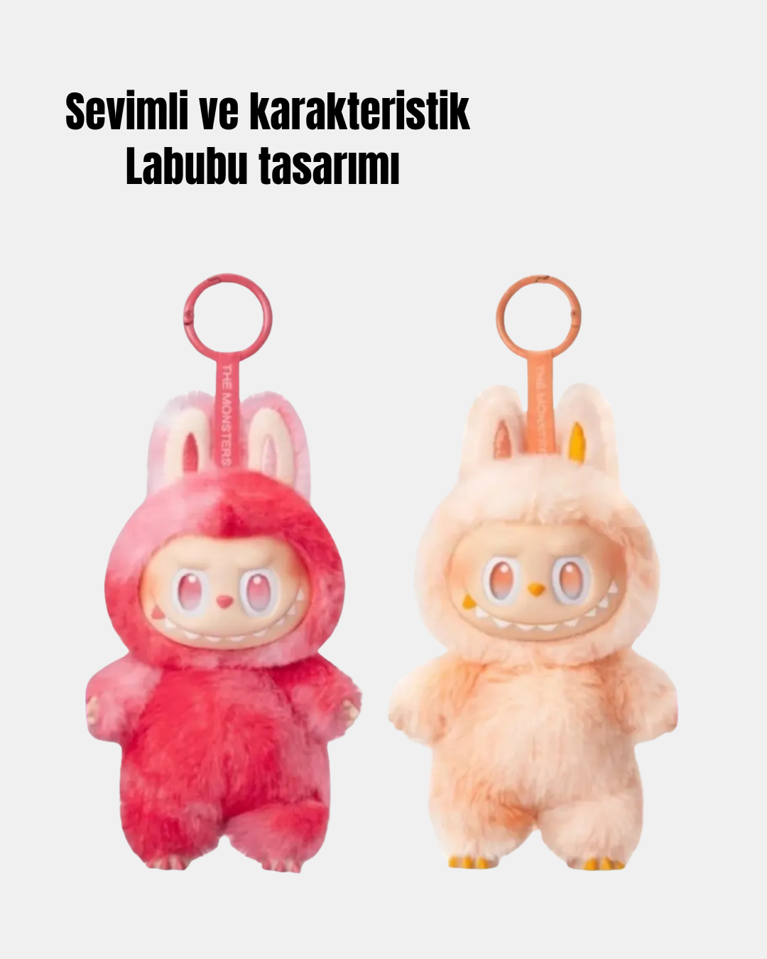 Dekoratif Labubu Karakter Figürü – Kaliteli Peluş Malzeme