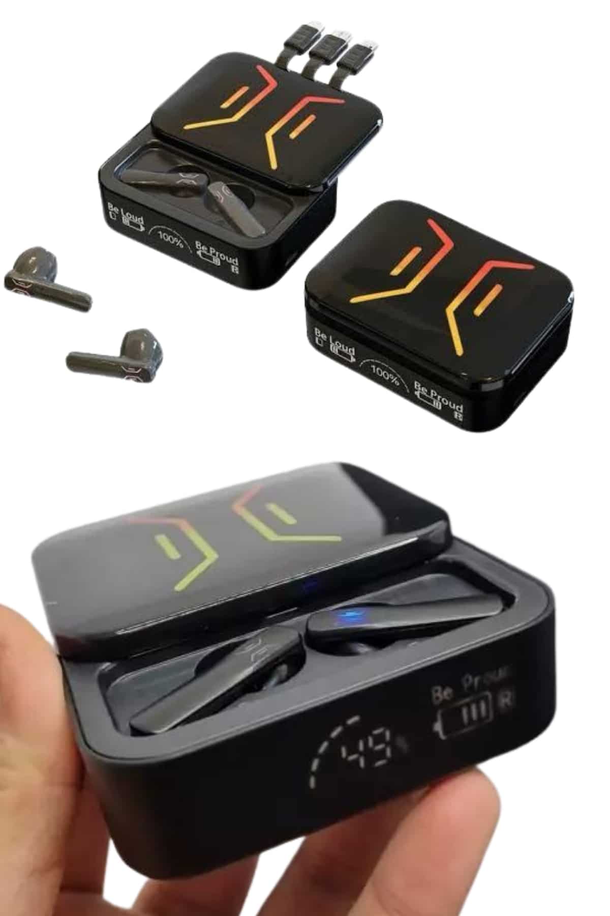 Powerbank Bluetooth Kulaklık Oyuncu Kulaklığı Yüksek Ses Kaliteli