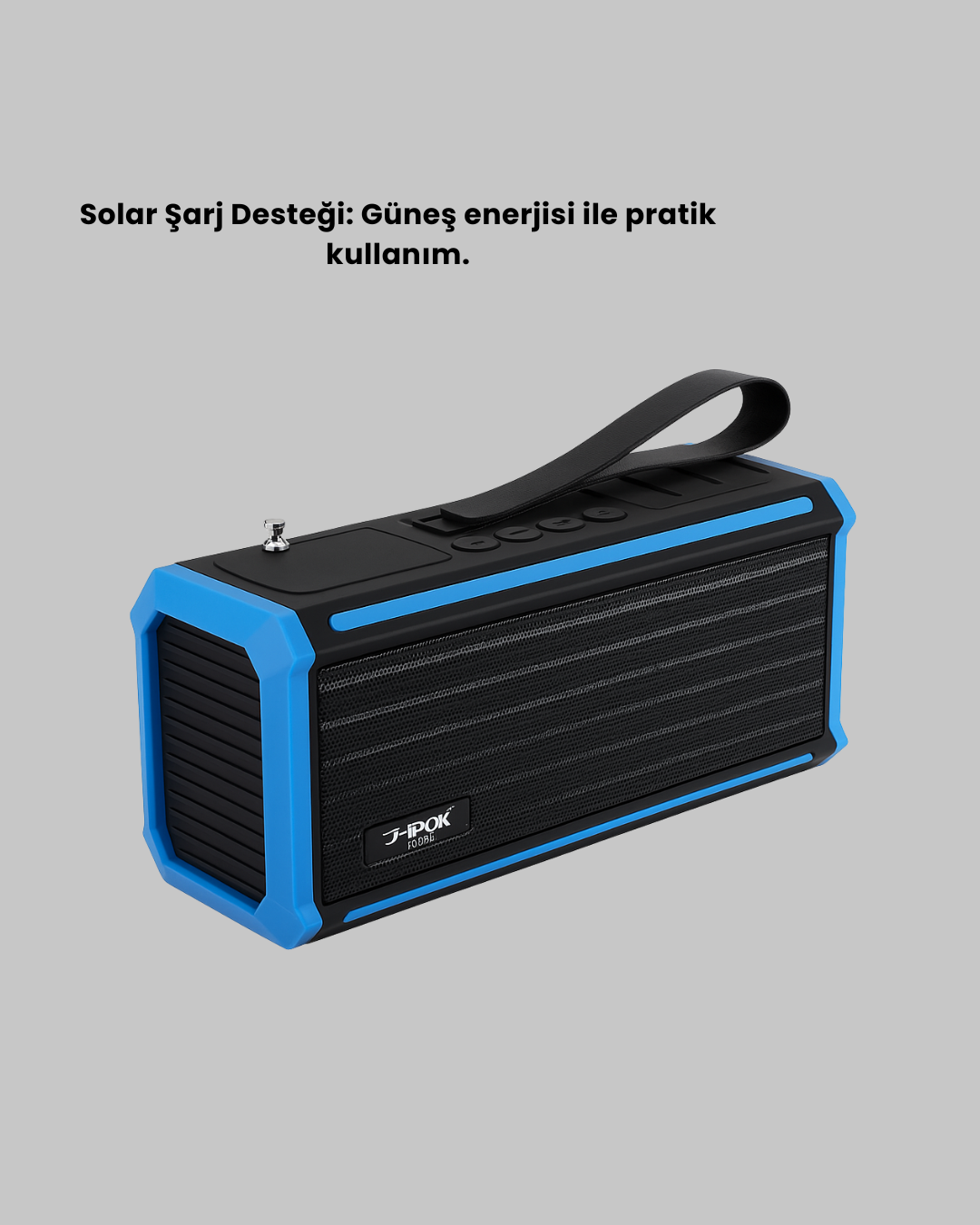 Taşınabilir J-IPOX P520 1200 mAh Bluetooth Hoparlör Mikrofonlu