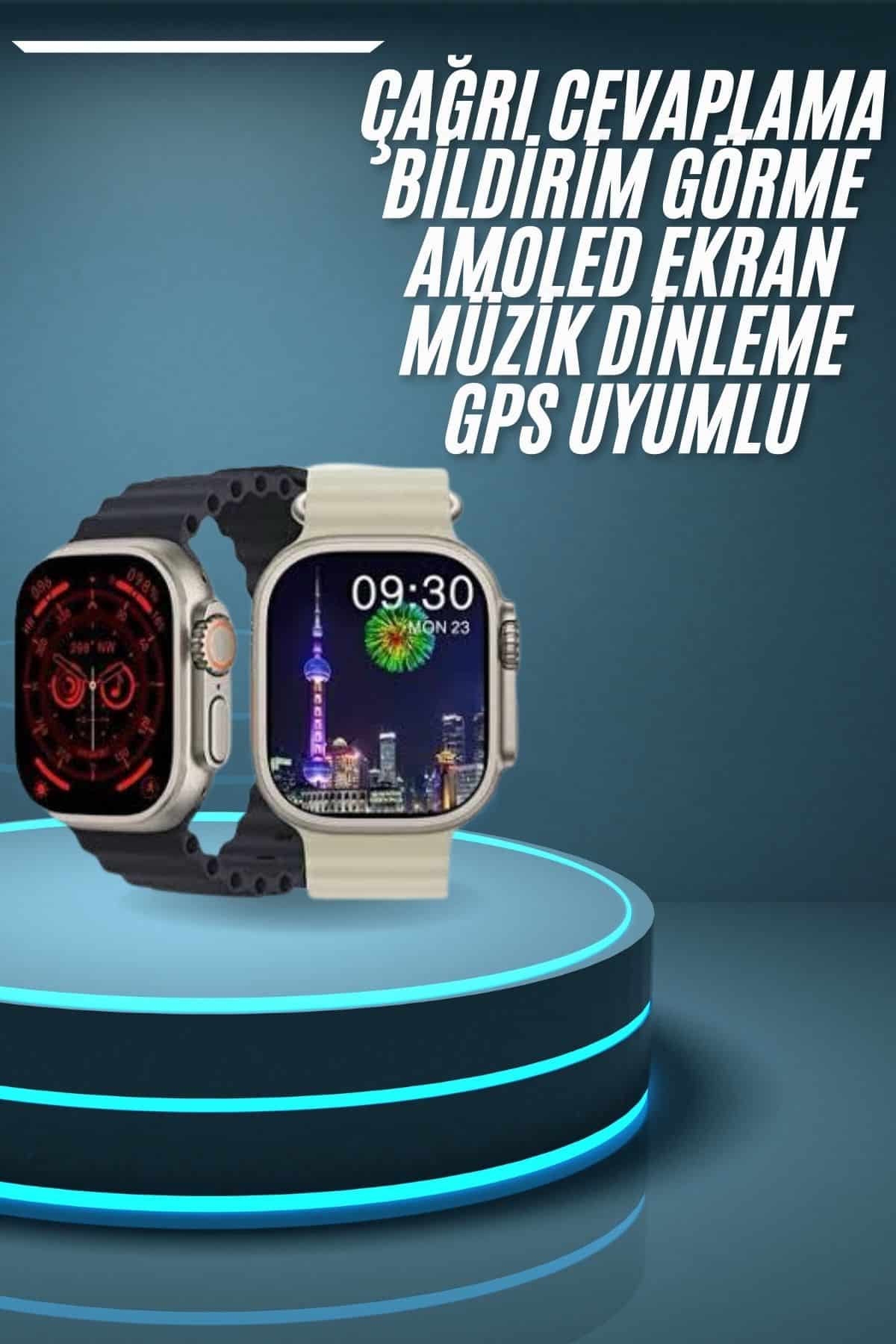Akıllı Saat Çok Fonksiyonlu Uzun Pil Ömürlü Çağrı Cevaplayabilen Kol Saati