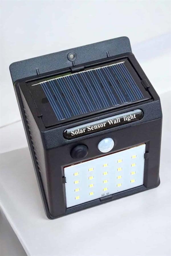 Solar Lamba Giriş, Bahçe Yol Avlu Hareket Sensörlü Led Parlak Gece Su Geçirmez
