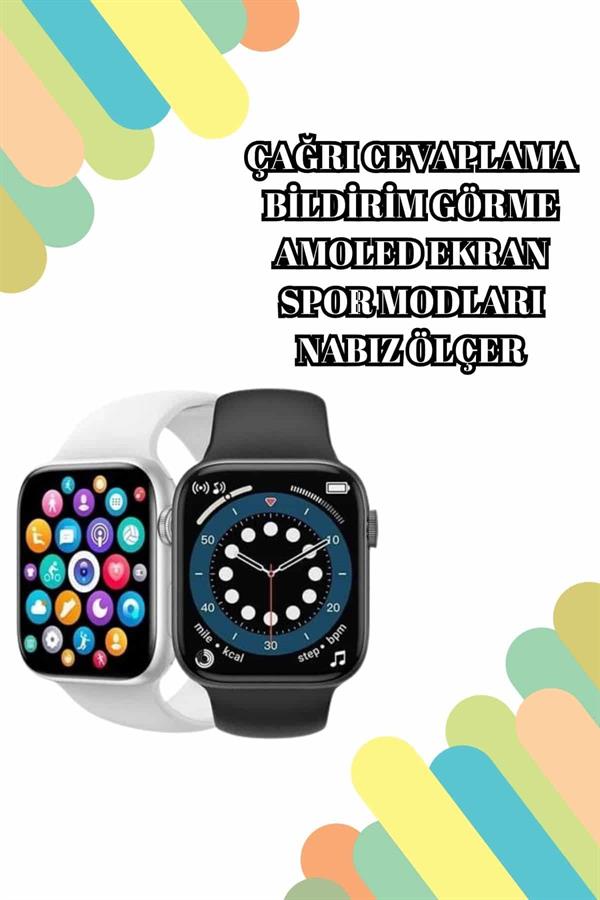 2025 Model Akıllı Saat ve Bluetooth Kulaklık 5.0 Bluetooth Bağlantılı Dokunmatik Ekran