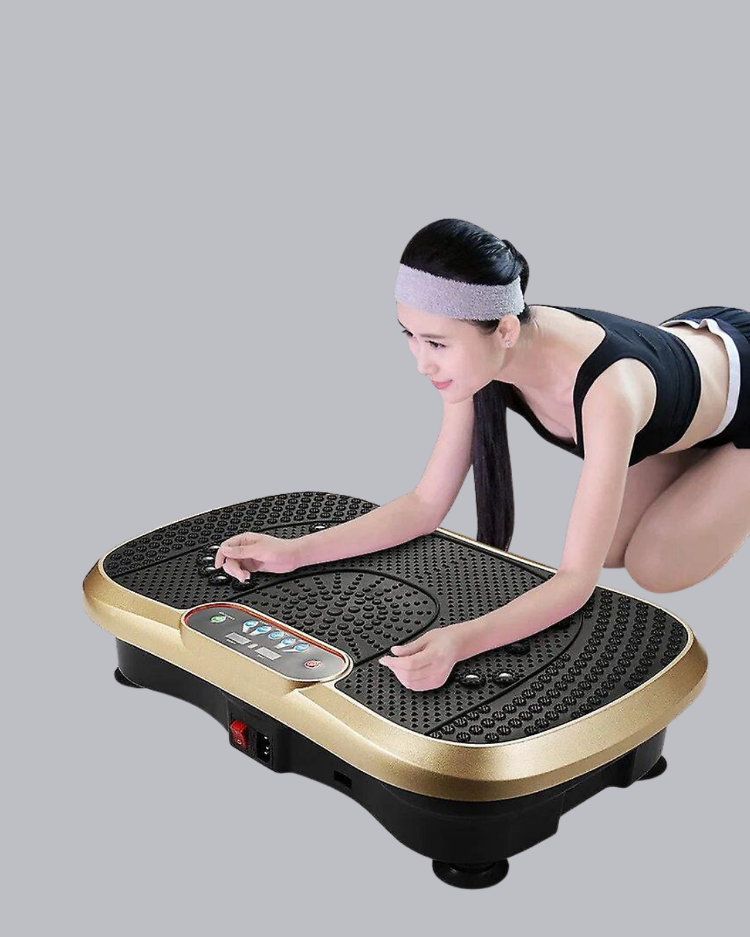Evde Spor İçin Titreşimli Plate Fitness Platformu