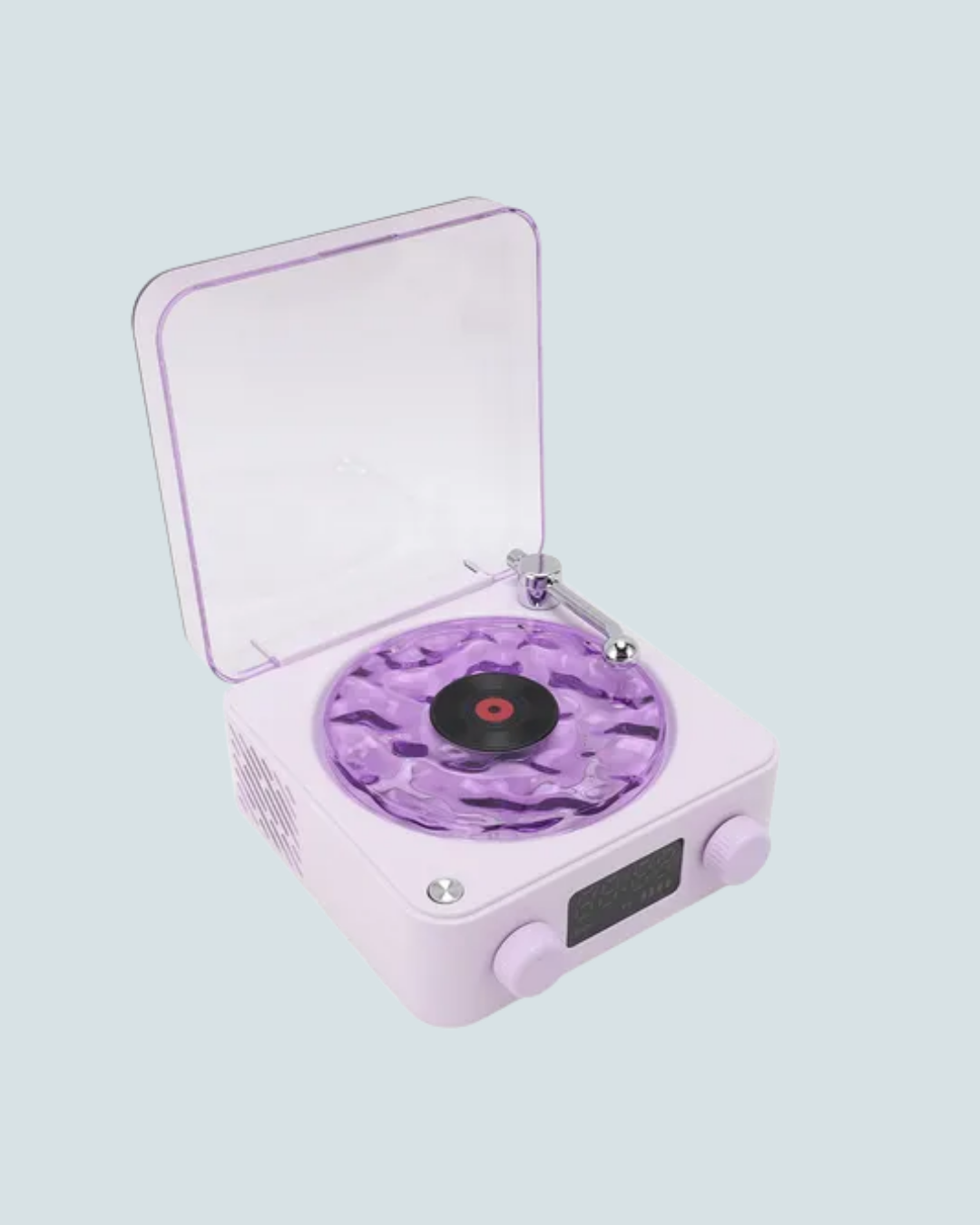 Projektörlü Gece Lambalı Retro Hoparlör – Taşınabilir Bluetooth Speaker