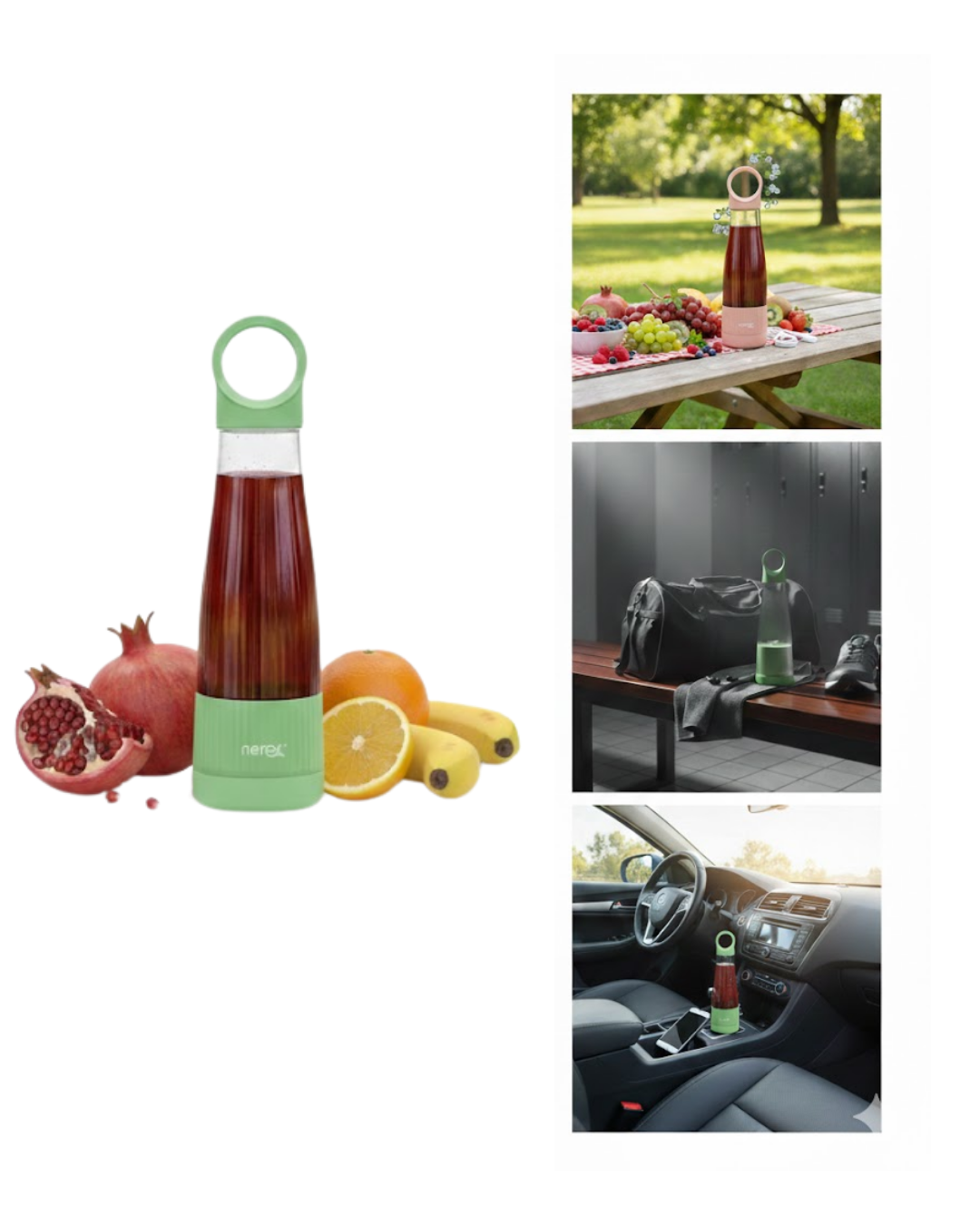 Ev Dışı Kullanıma Uygun Taşınabilir Smoothie Makinesi