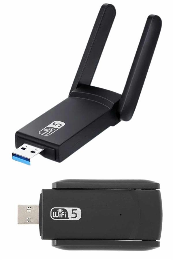 Mbps Wifi Alıcı Kablosuz Wifi Adaptörü Çift Band Çift Antenli