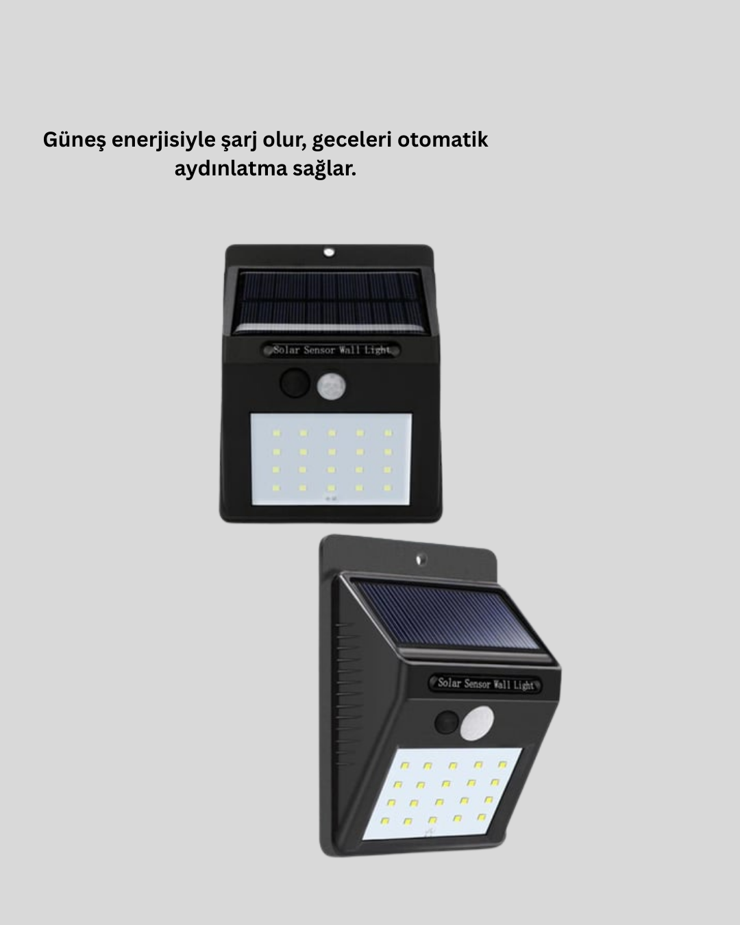 Kablo Gerektirmeyen Solar LED Bahçe ve Veranda Işığı