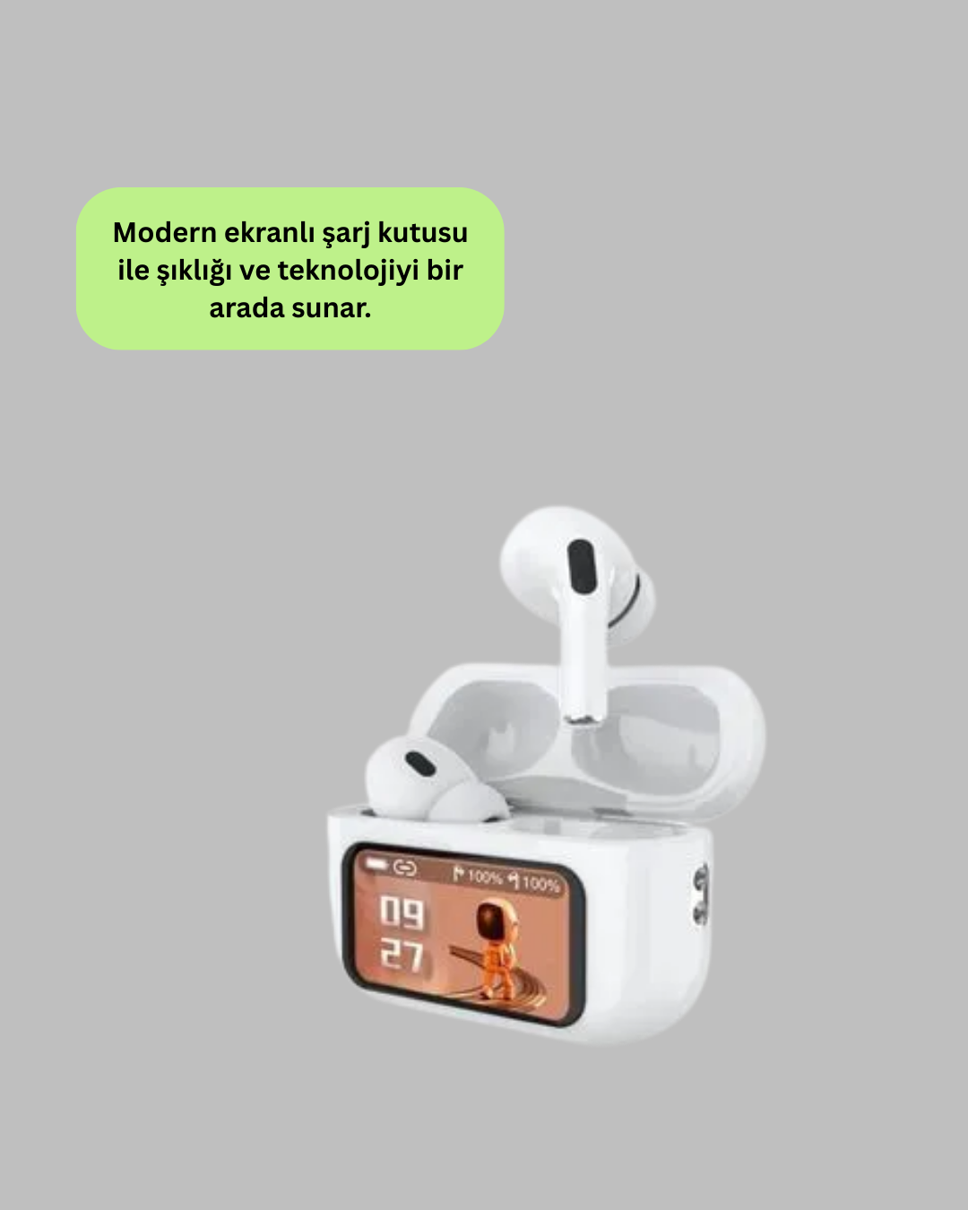 Tüm Telefonlarla Uyumlu ANC Özellikli Dokunmatik Bluetooth Kulaklık