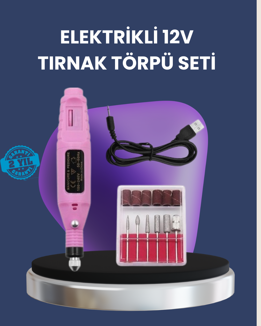 Ayarlanabilir Hızlı Tırnak Bakım Makinesi