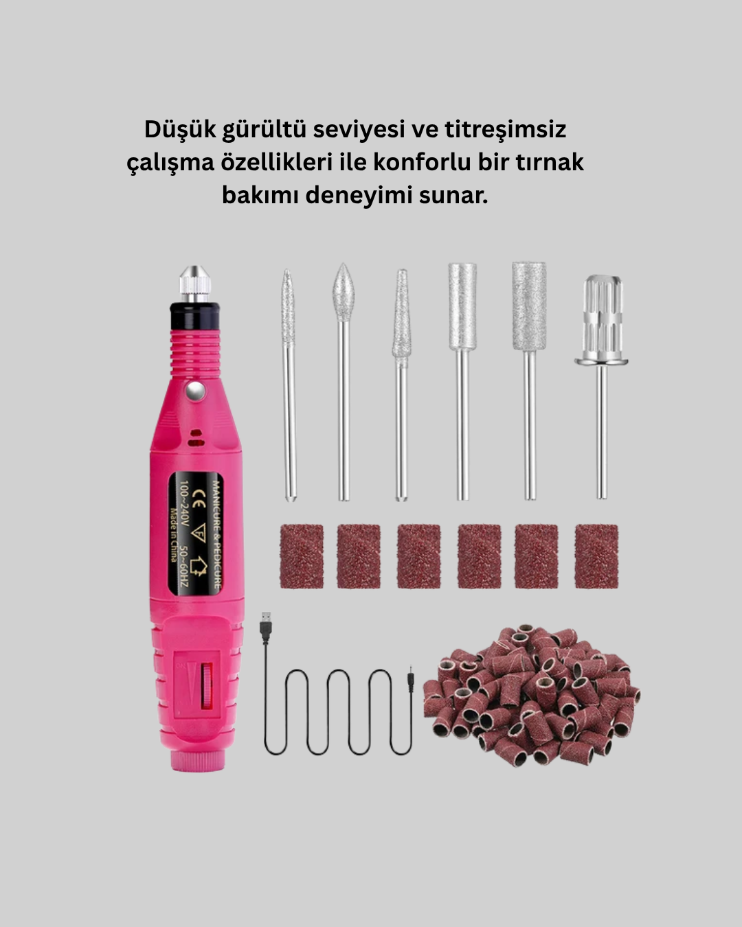 Ayarlanabilir Hızlı Tırnak Bakım Makinesi