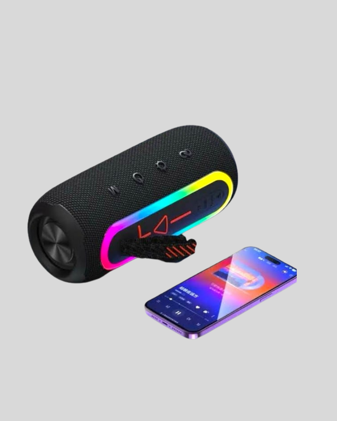Taşınabilir Bluetooth Hoparlör Kırmızı IP67 Su Geçirmez