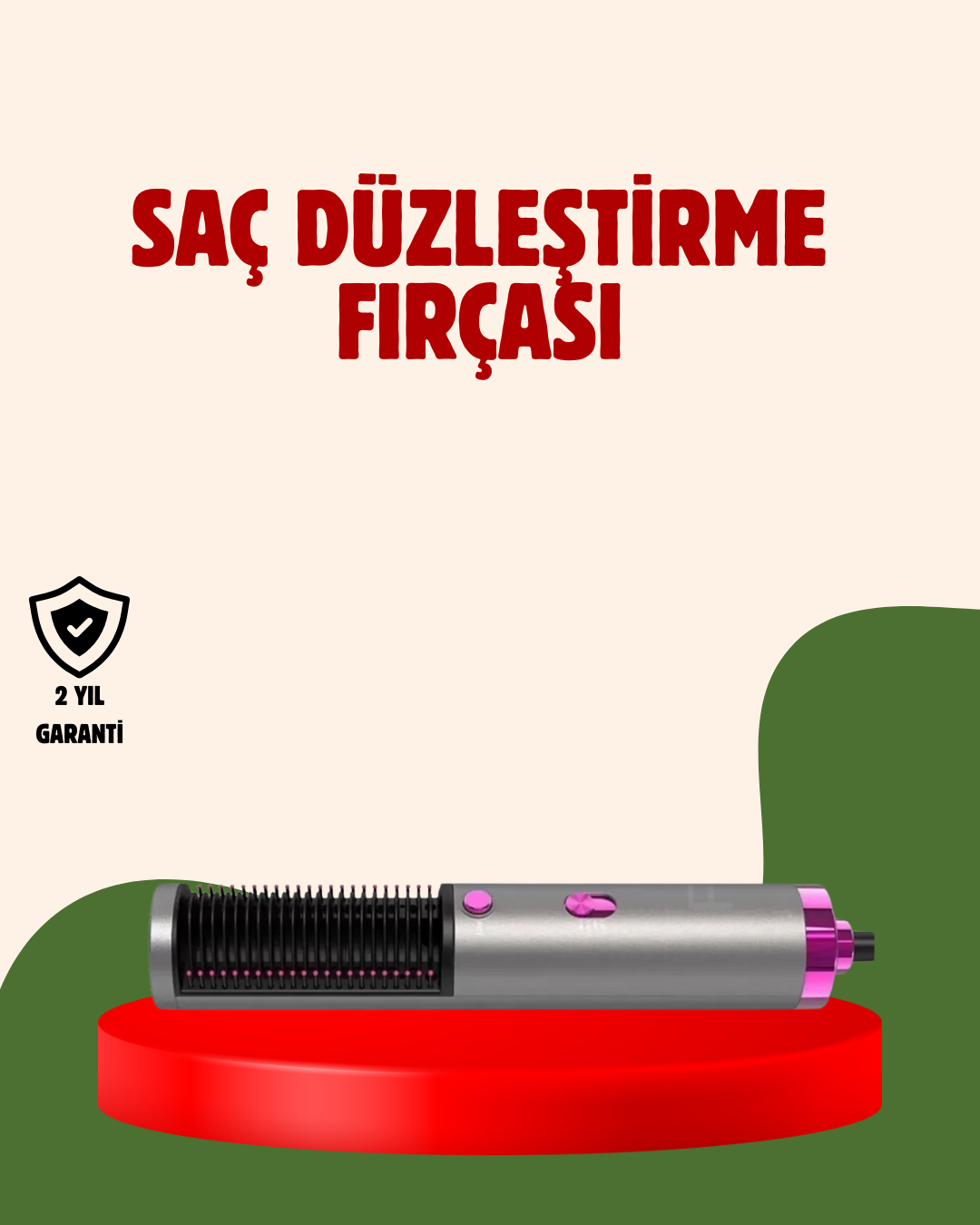 Hızlı Kurutma ve Şekillendirme İçin Saç Fırçası