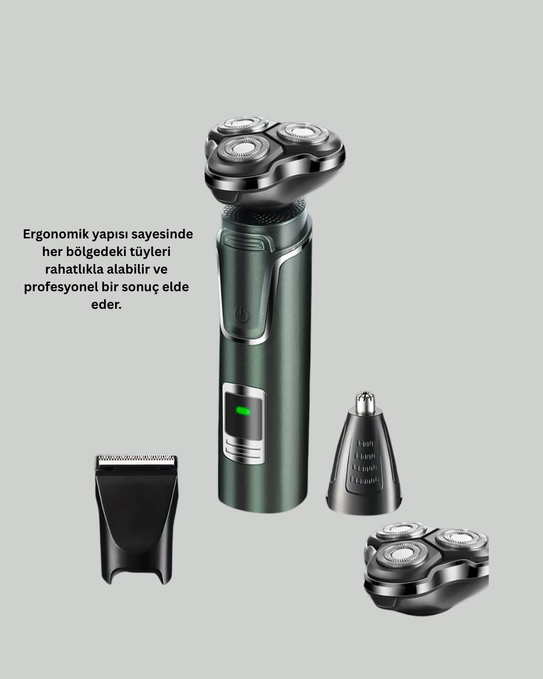 Kablosuz Şarjlı Çok Amaçlı Tıraş Makinesi