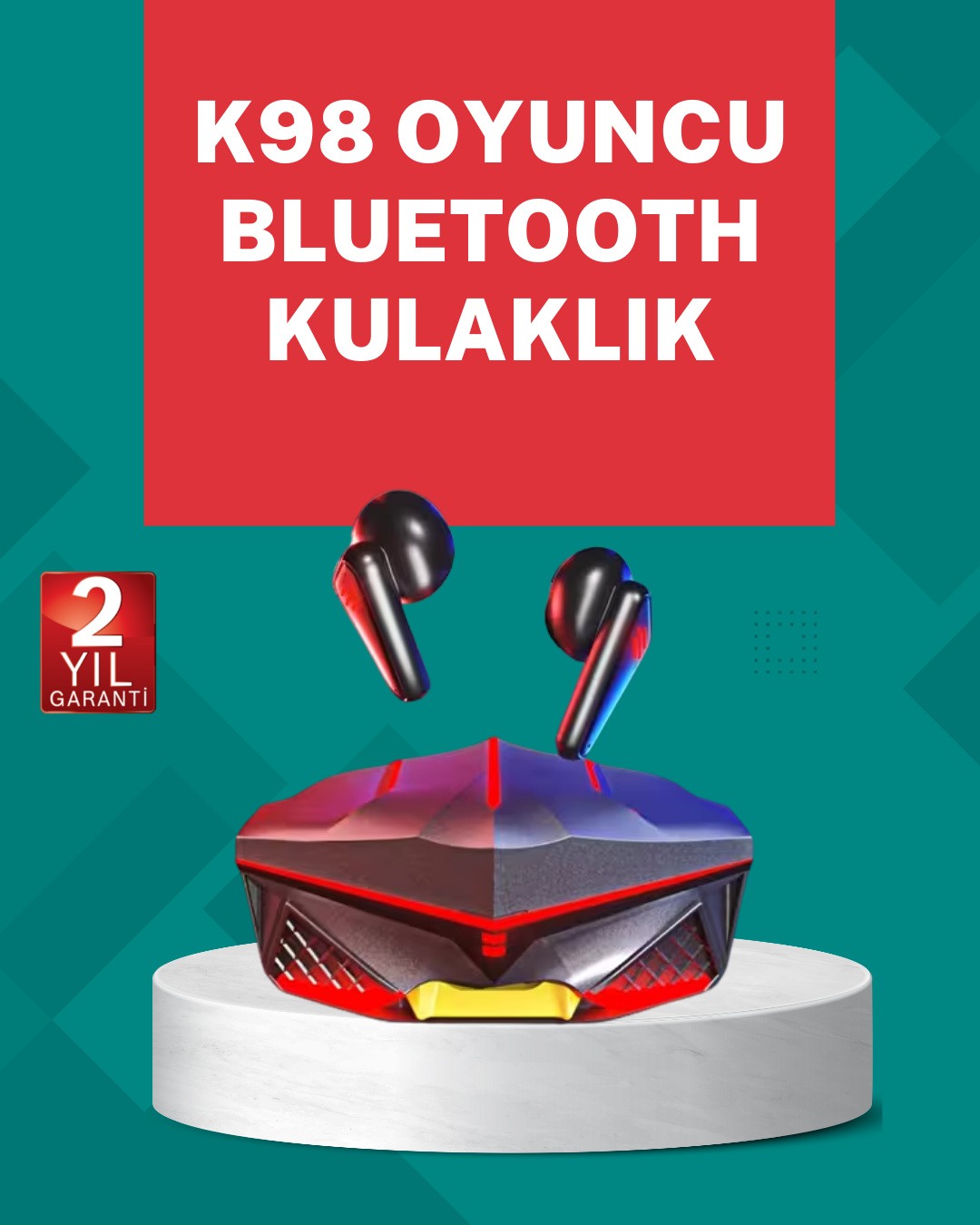 Led Işıklı Kablosuz Gaming Kulaklık Ergonomik Tasarım