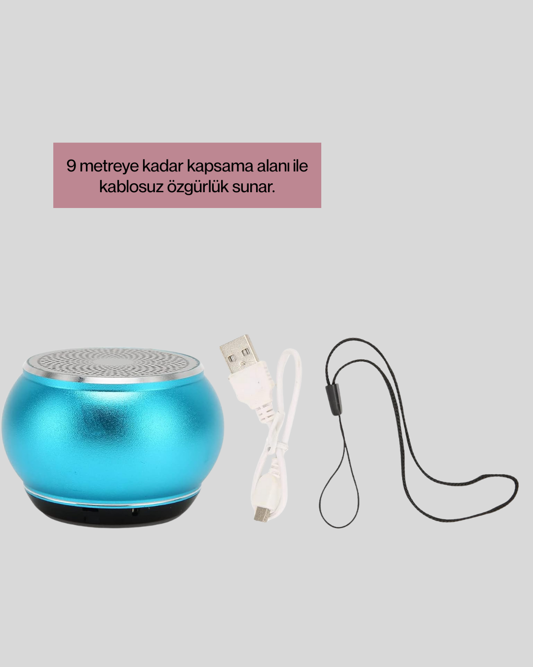 Kablosuz Bluetooth 5.0 Hoparlör | Kompakt ve Güçlü Ses
