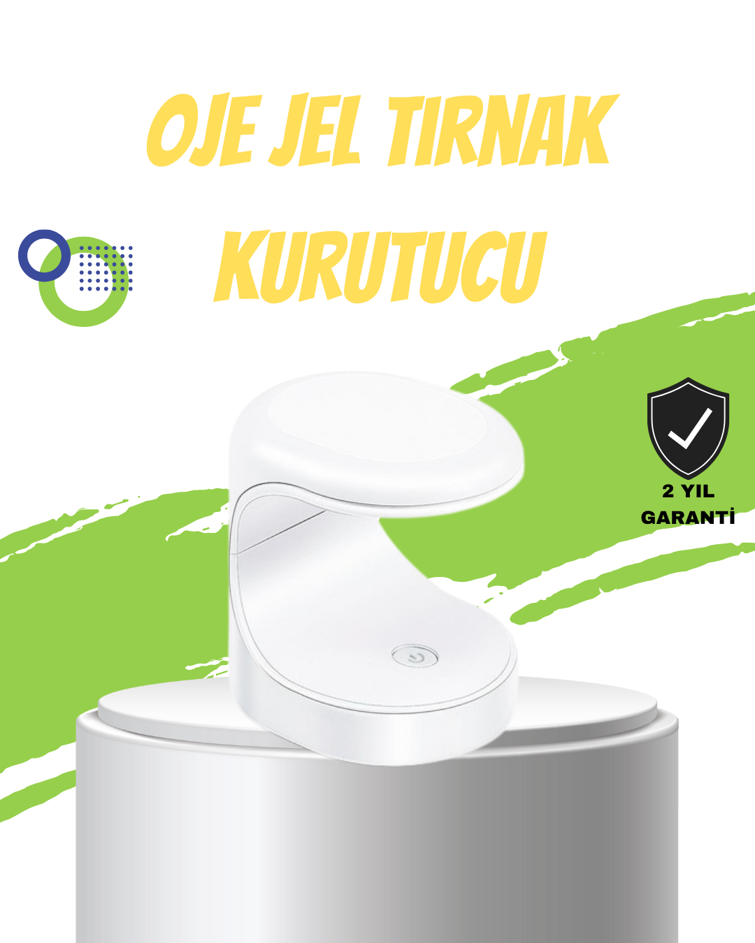 Mini Tırnak Kurutucu – Hızlı Kurutma İçin UVLED Işık Teknolojisi