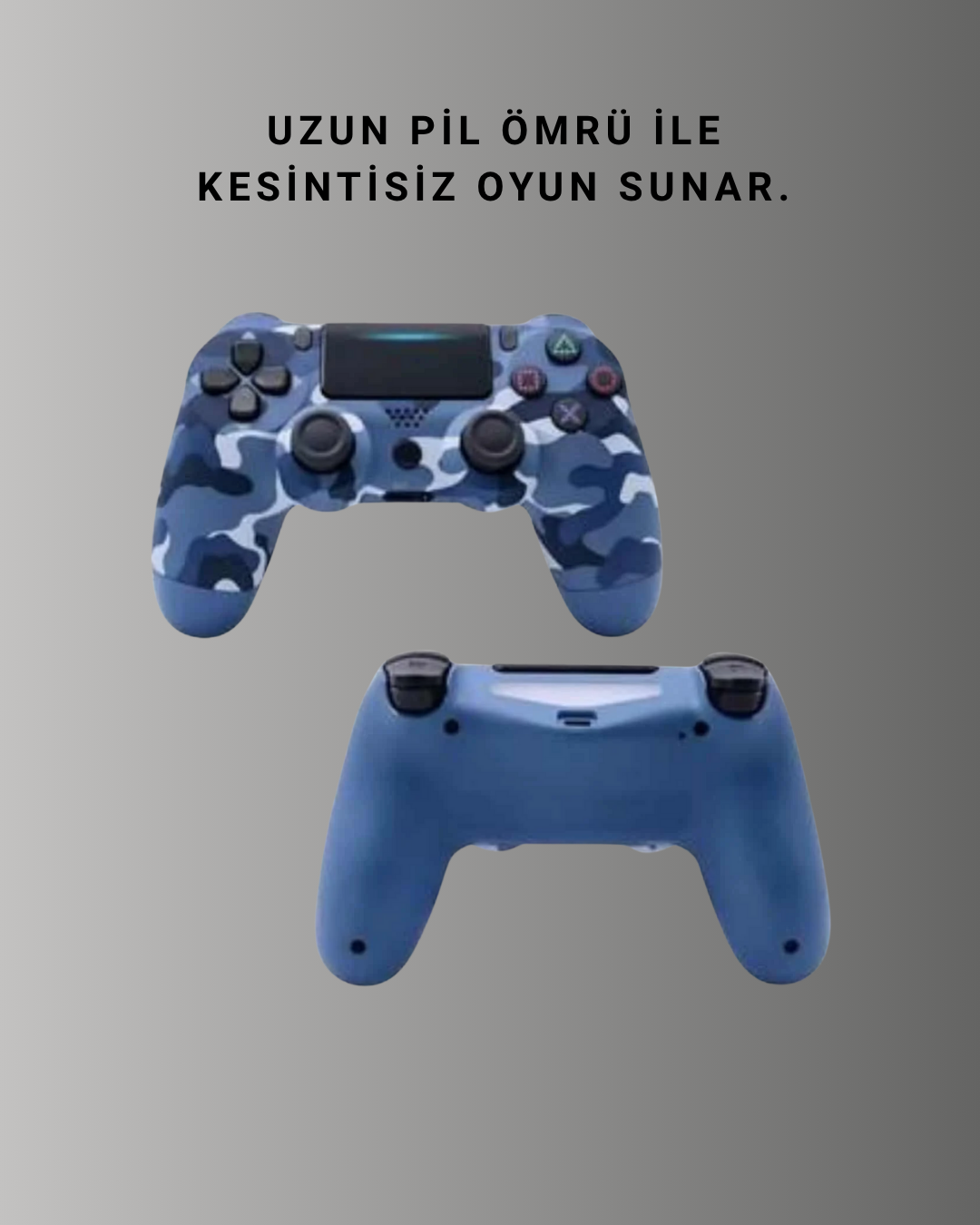 Uzun Pil Ömürlü Oyun Kolu – USB ile Hızlı Şarj Desteği