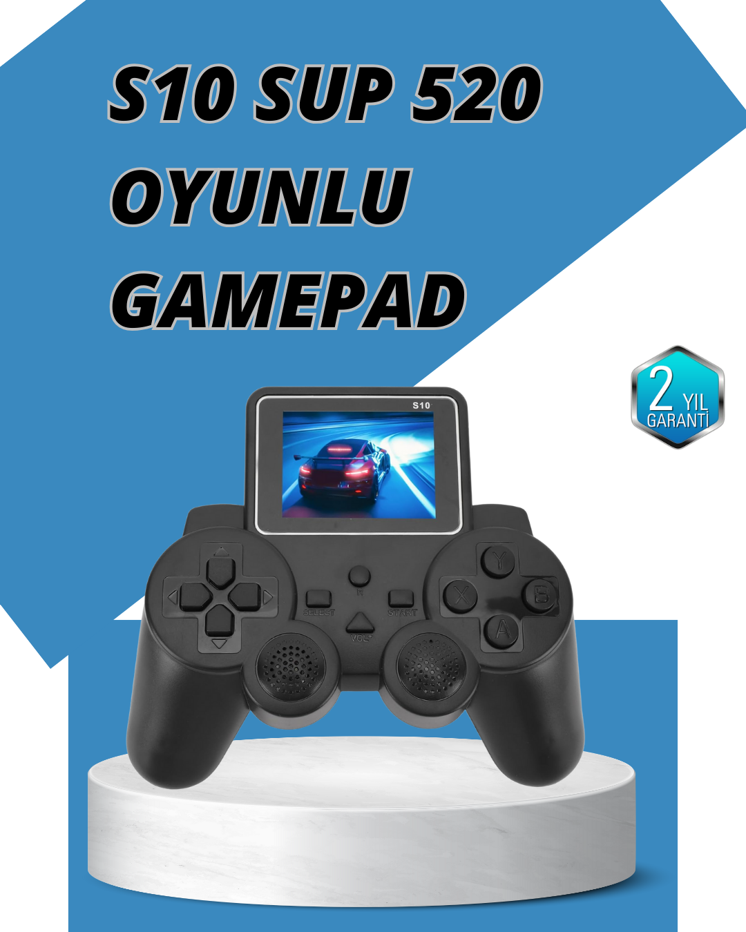 S10 Gamepad HDMI TV Bağlantılı 520 Klasik Retro Oyun 2025 Seri Orijinal