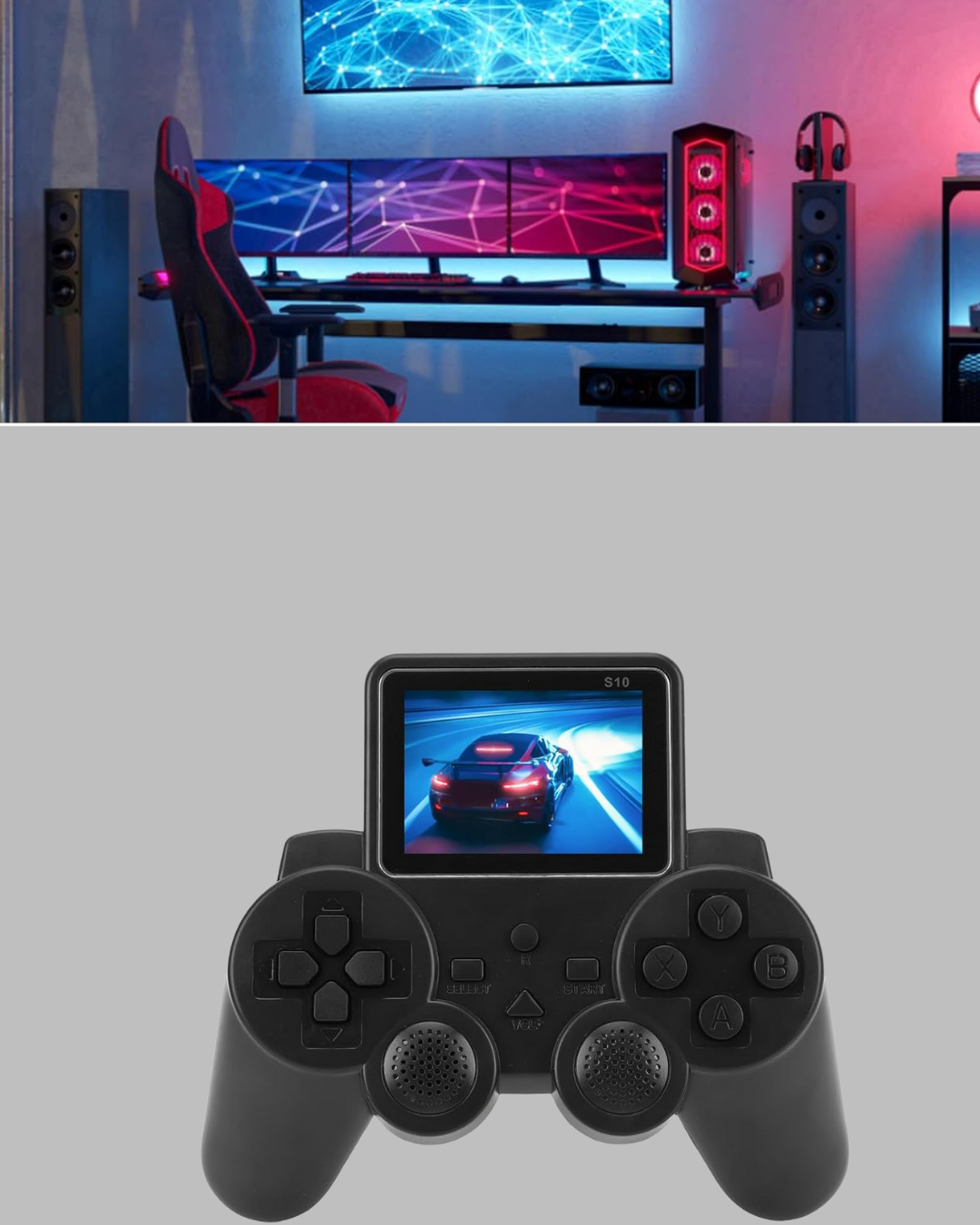 S10 Gamepad HDMI TV Bağlantılı 520 Klasik Retro Oyun 2025 Seri Orijinal