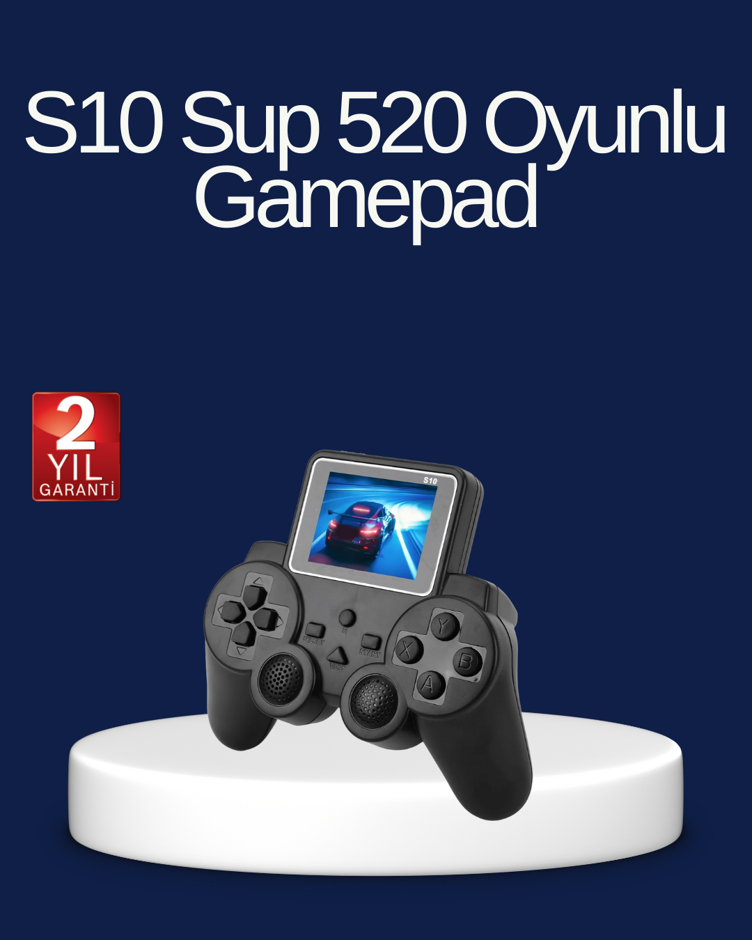 2025 S10 Gamepad 520 Klasik Retro Oyunlu TV Bağlantılı A Kalite Orijinal