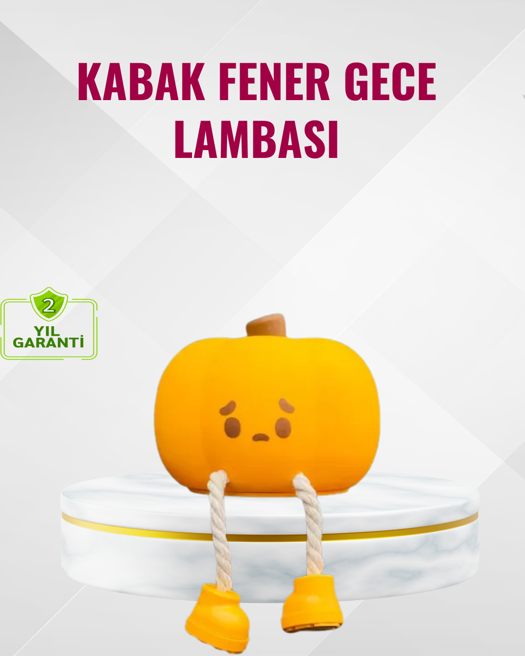 Silikon Pumpkin Night Light Telefon Tutuculu LED Lamba