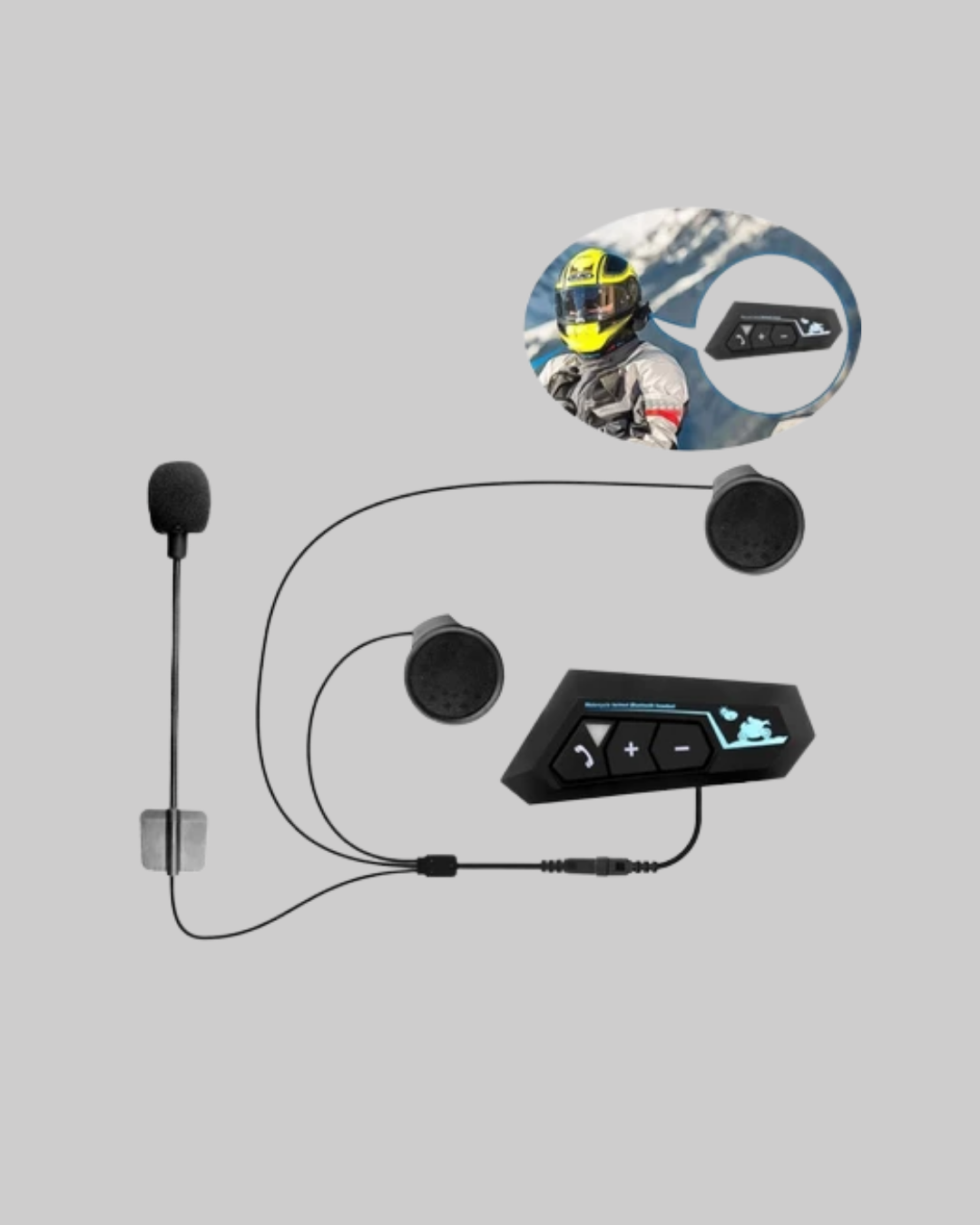Motosiklet Kask Kulaklığı Bluetooth 5.0 Gürültü Önleme ve Hızlı Bağlantı