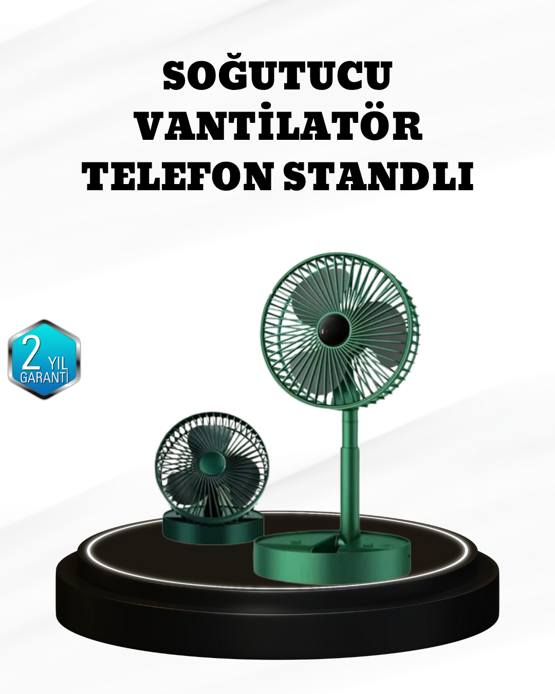 Taşınabilir Şarjlı Mini Fan – Katlanabilir Gövde, 3 Hız Kademesi