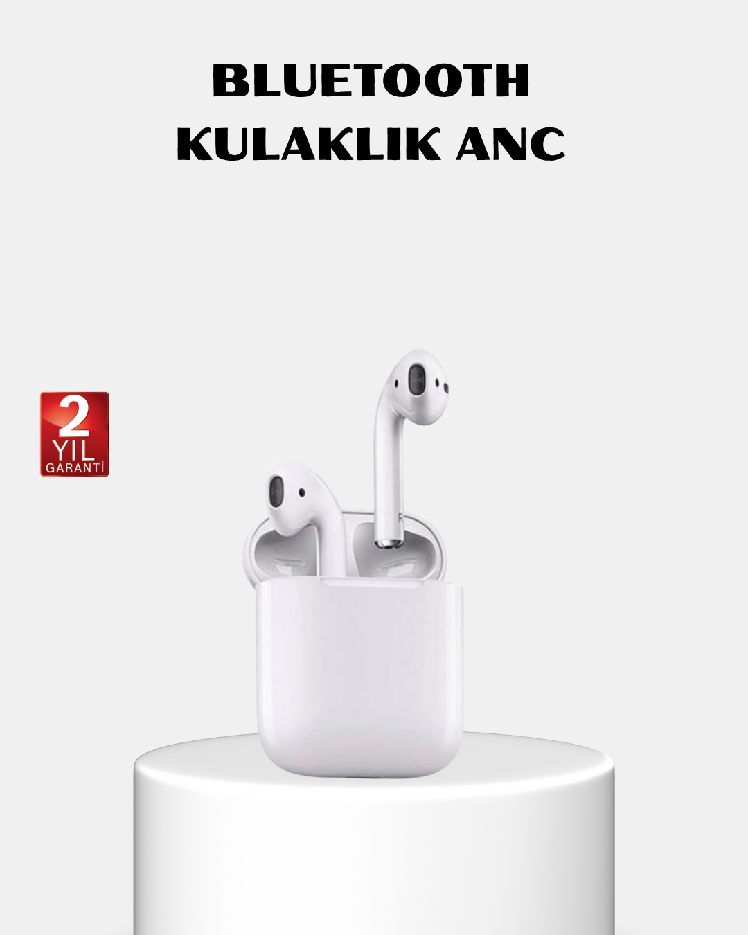 Kablosuz ANC Kulak Üstü Kulaklık – Gürültü Engelleme, Mikrofonlu