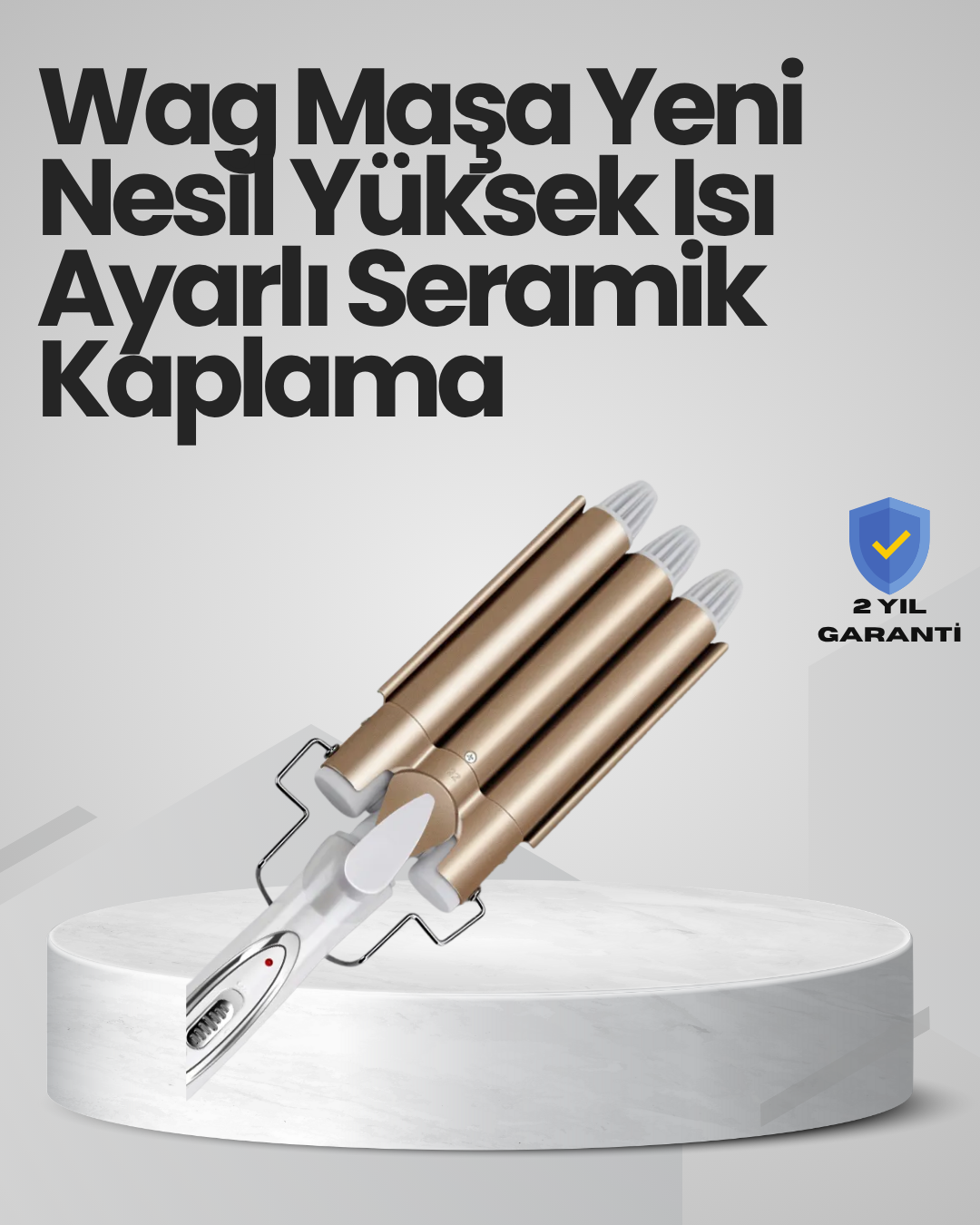Bukle Saç Maşası – Kolay Kullanım, Sağlıklı Bukleler yüksek ısılı