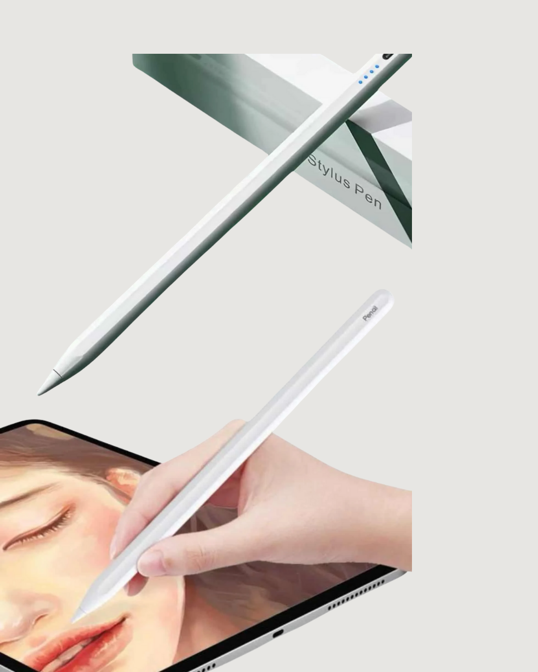 Yüksek Hassasiyetli Eğim Sensörlü Dijital Kalem – USB-C Hızlı Şarjlı